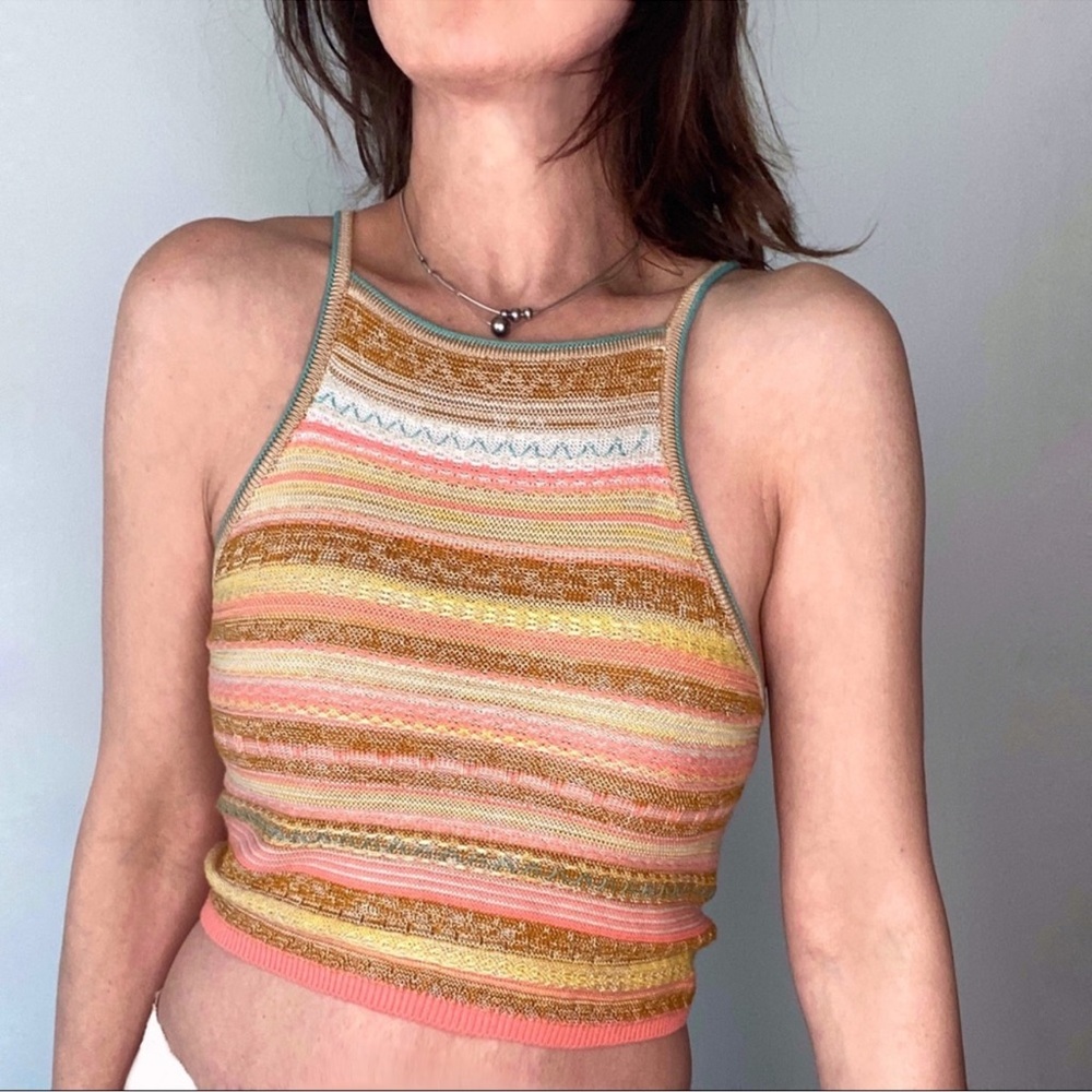 Garage knit crop top